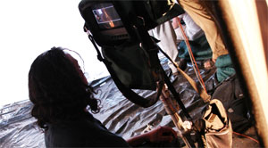 Director shooting in HD